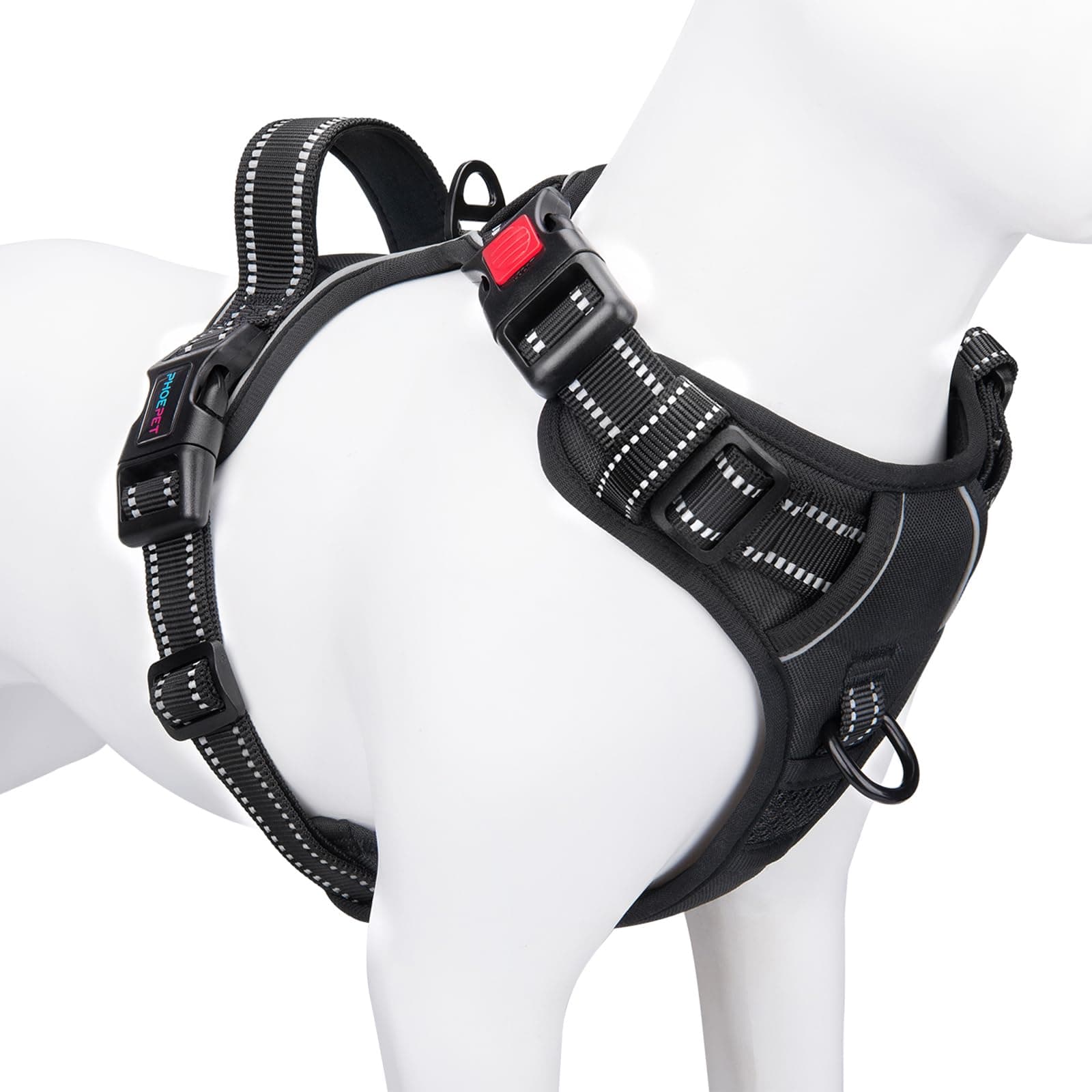 PHOEPET Harness Reflective Adjustable Buckles