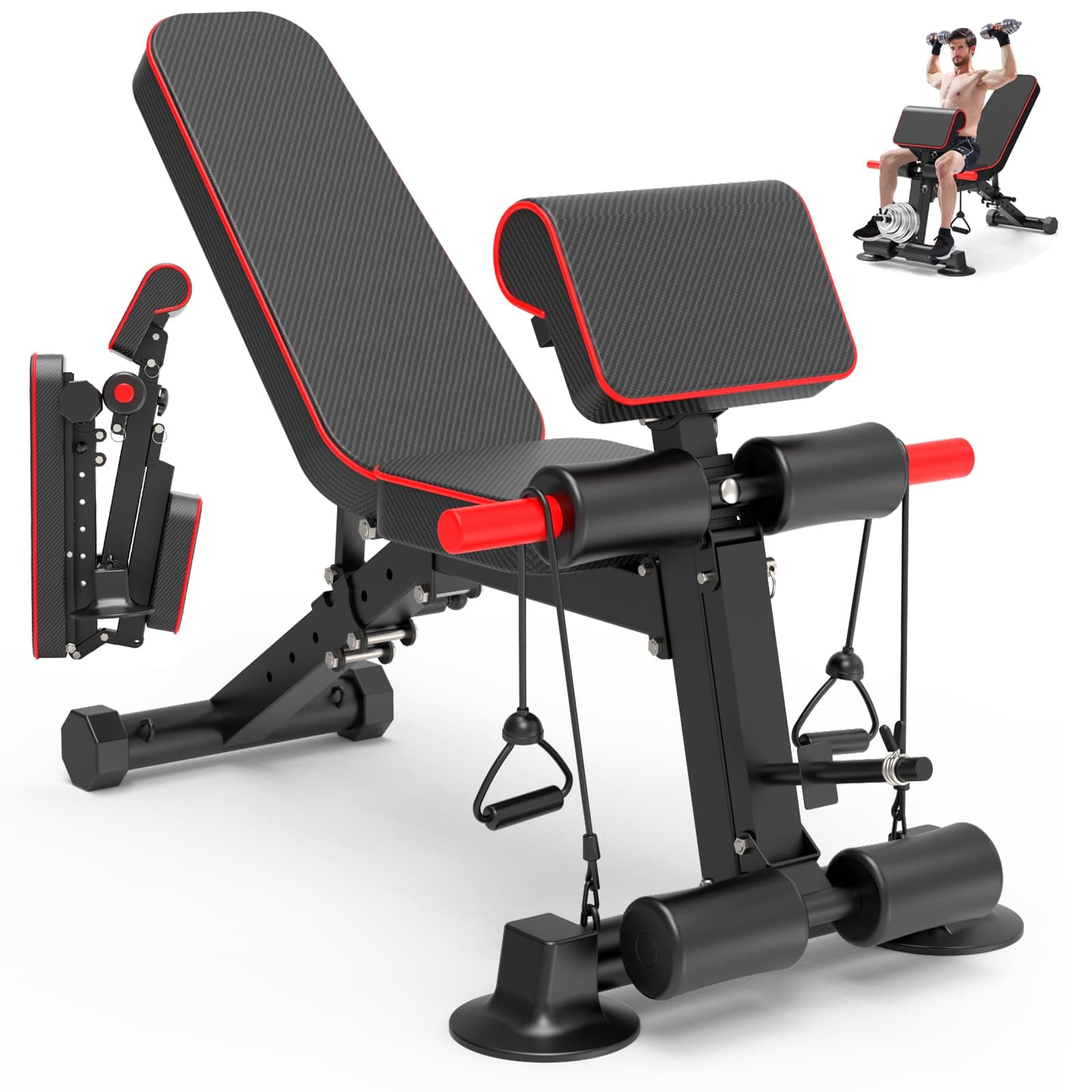 Adjustable Weight Bench Foldable Multi Purpose