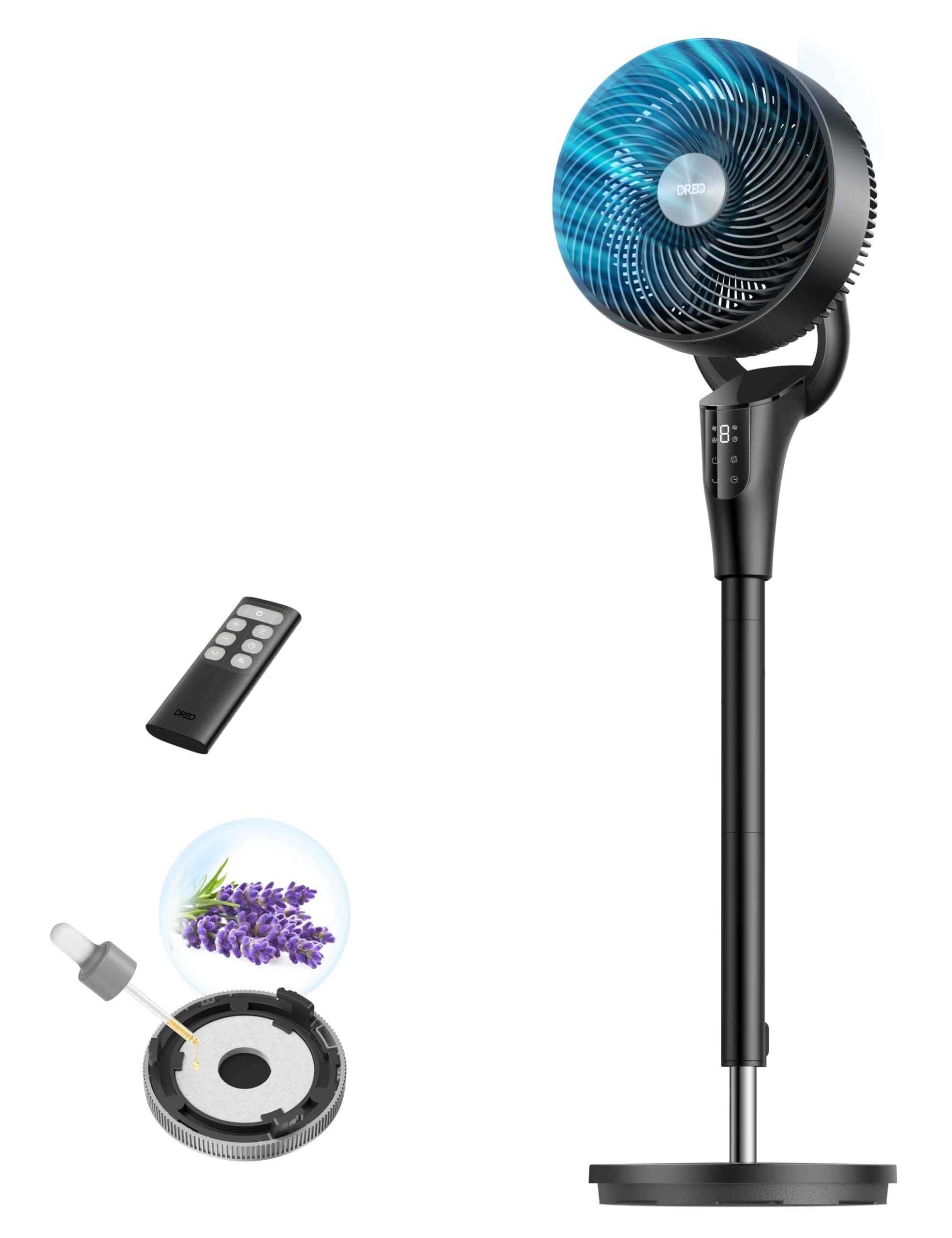 Dreo Oscillating Standing Adjustable Circulator