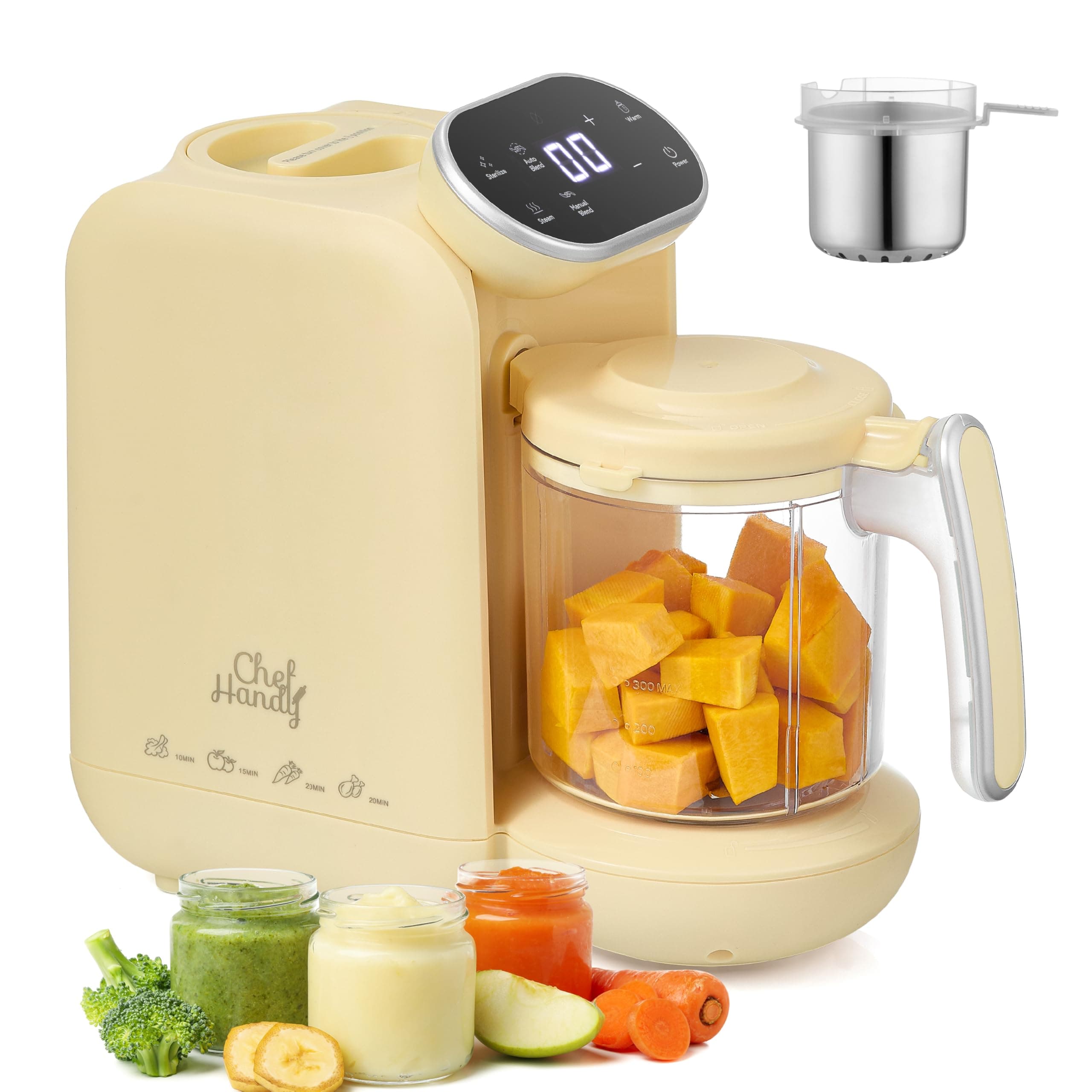 Processor Control Multifunctional Steamer Grinding