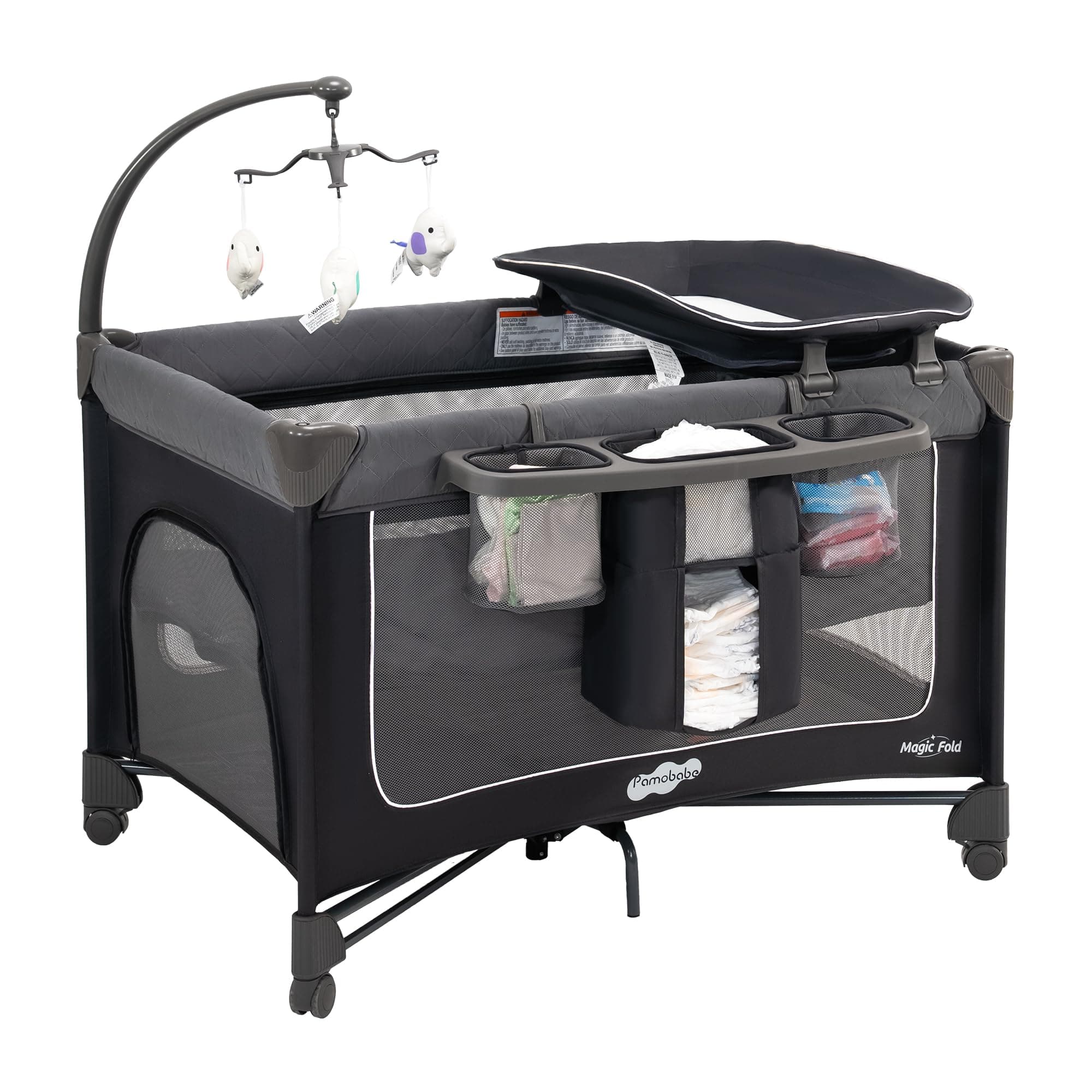 Pamo Bassinet Foldable Playards Changing