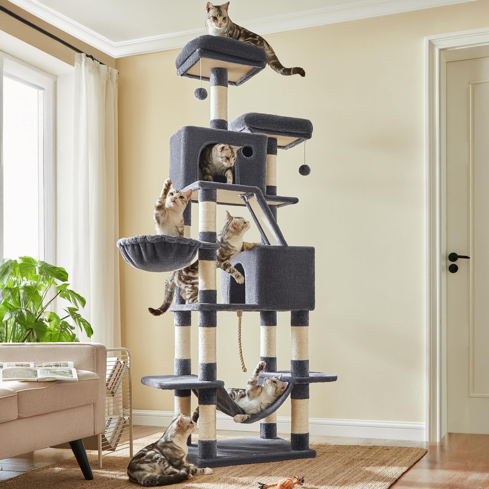 FEANDREA 81.1 Inch Scratching Activity UPCT190G01